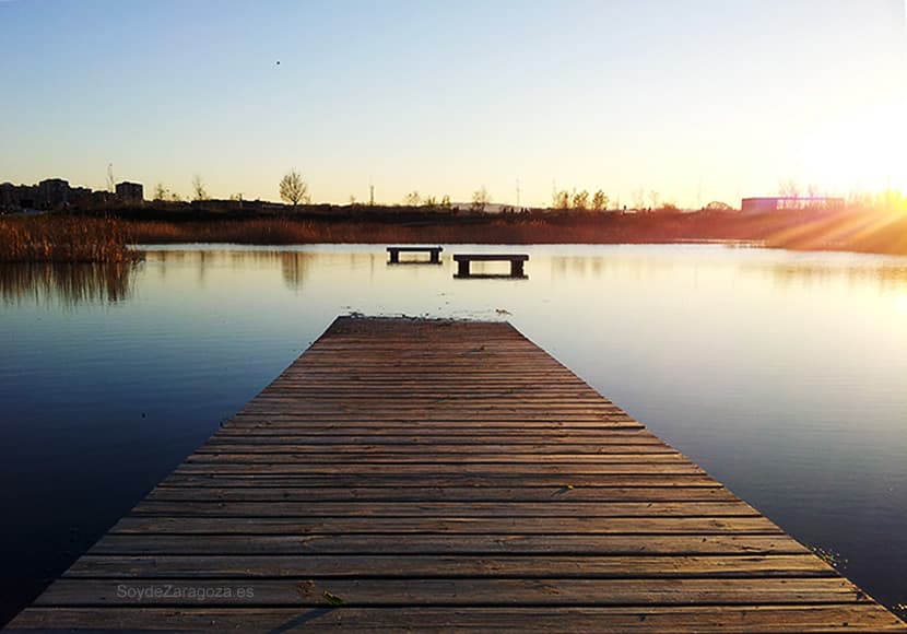 Un vista muy Zen en Zaragoza.