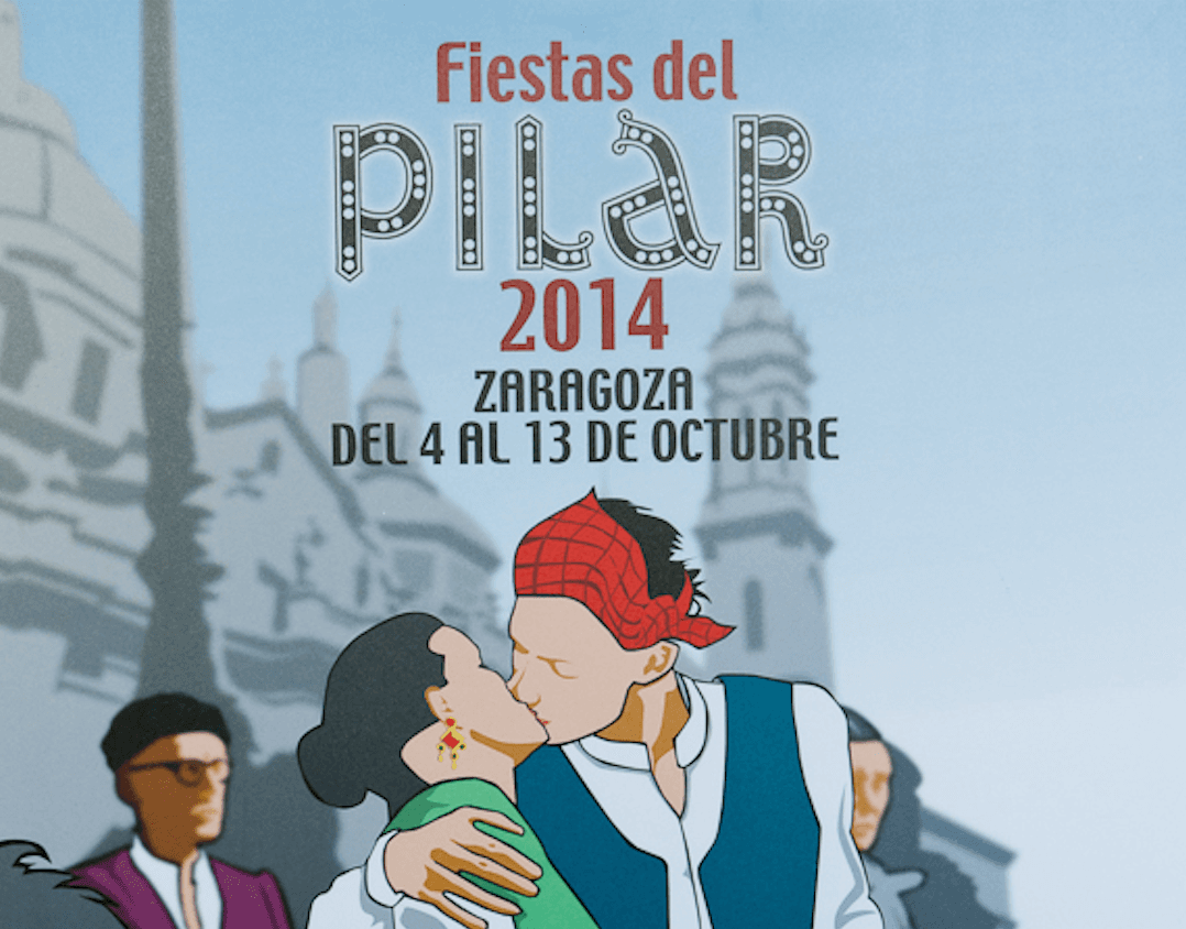 Cartel de las Fiestas del Pilar 2014
