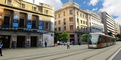 linea dos tranvia zaragoza