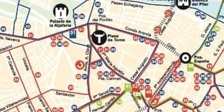 Características especiales de las líneas de autobús de Zaragoza