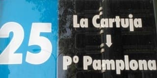 Paradas línea 25 TUZSA en Zaragoza