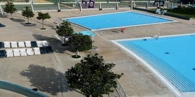 Piscina en el Centro Deportivo Municipal Alberto Maestro de Las Fuentes