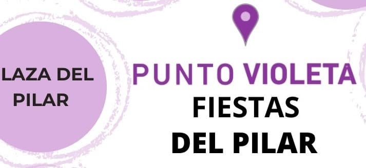 Puntos Violeta en las Fiestas del Pilar 2026
