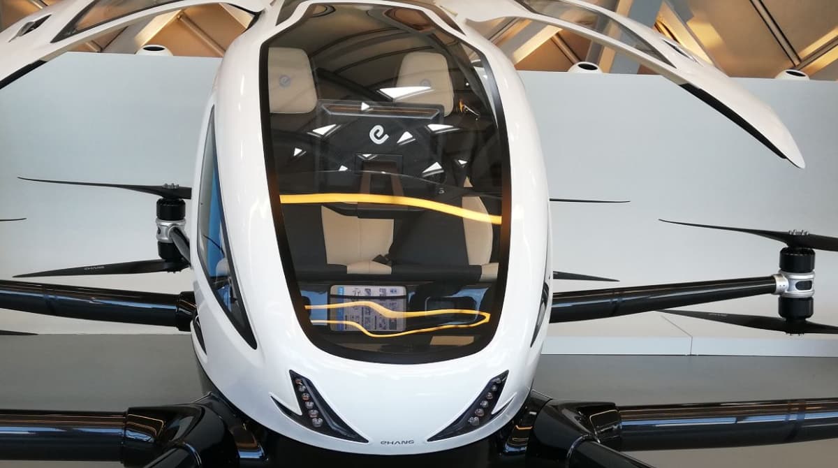 Taxi volador en Zaragoza