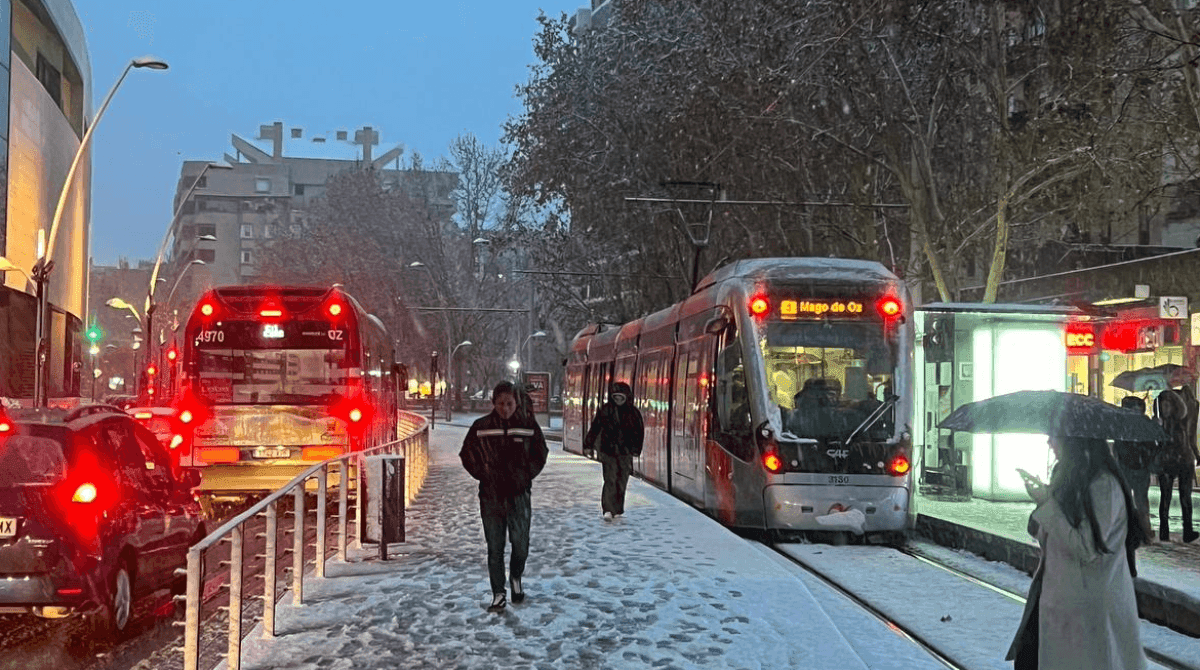nevada en zaragoza enero de 2024