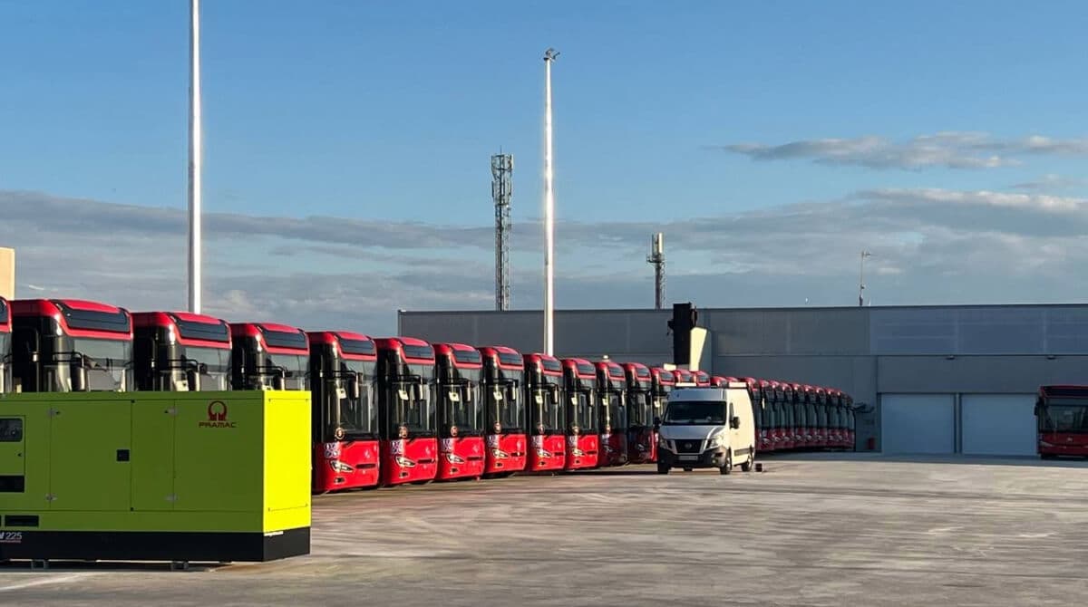 Autobuses nuevos eléctricos del CTAZ