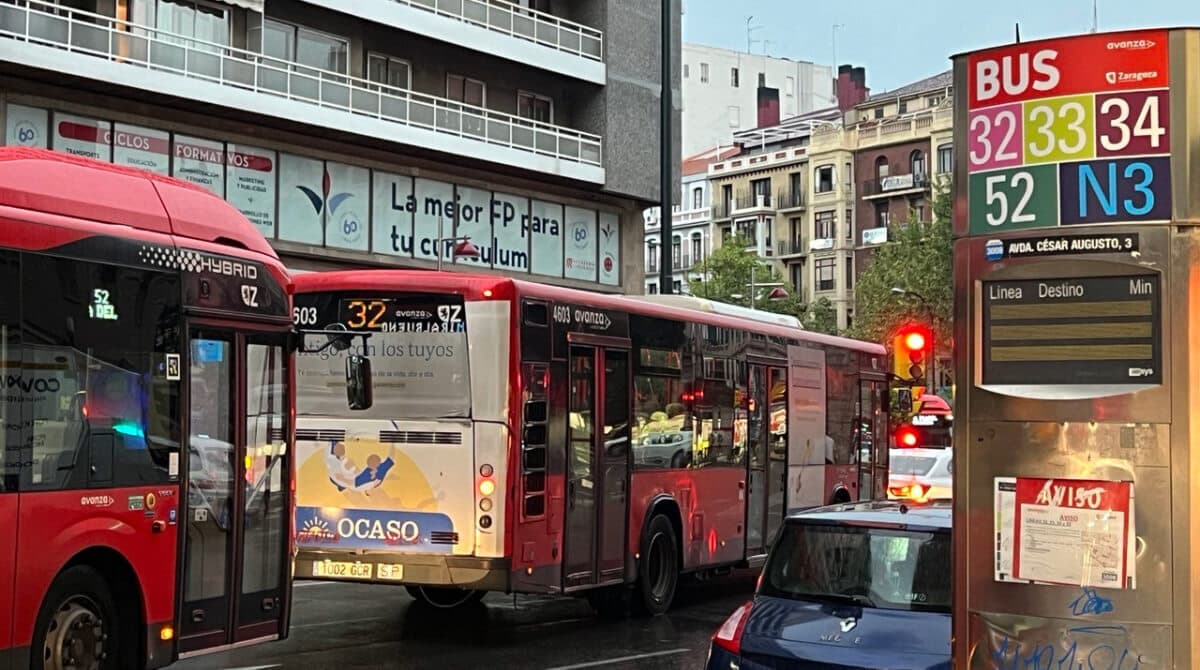 Supresión de dos líneas de bus de Zaragoza