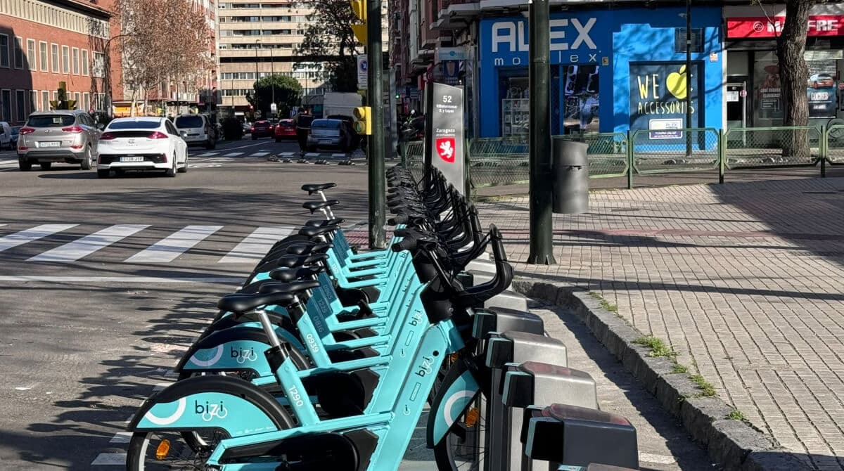 Mapa e información de la nueva BiZi Zaragoza con bicletas eléctricas