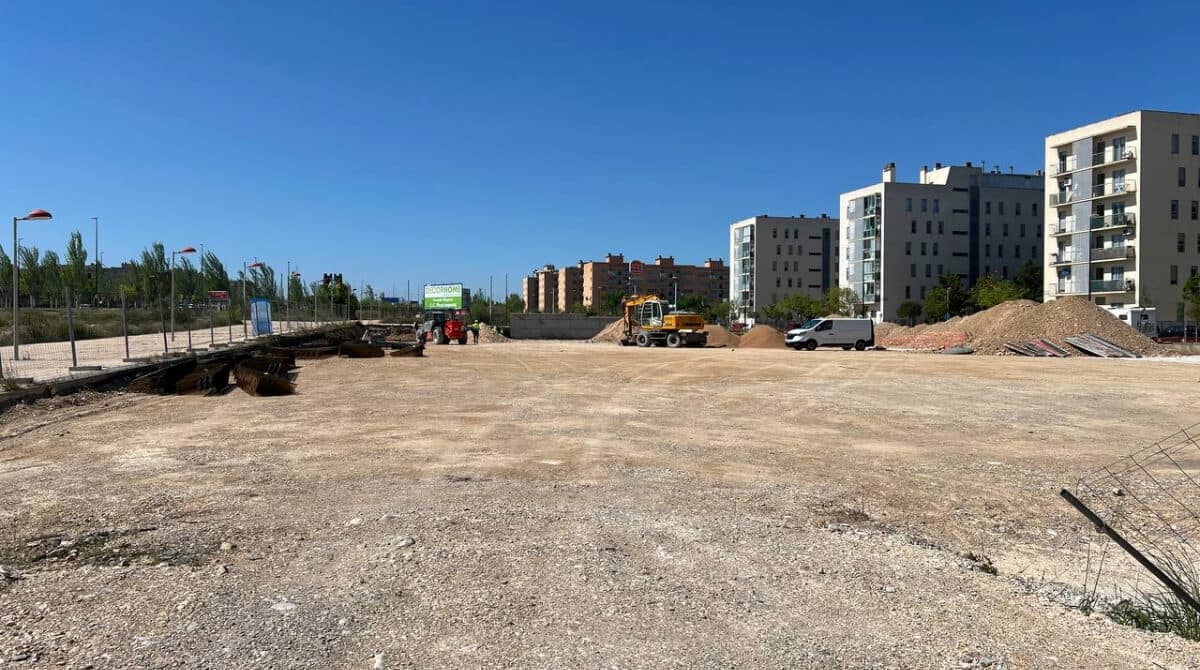 Arrancan las obras de un nuevo supermercado Aldi en la ciudad de Zaragoza