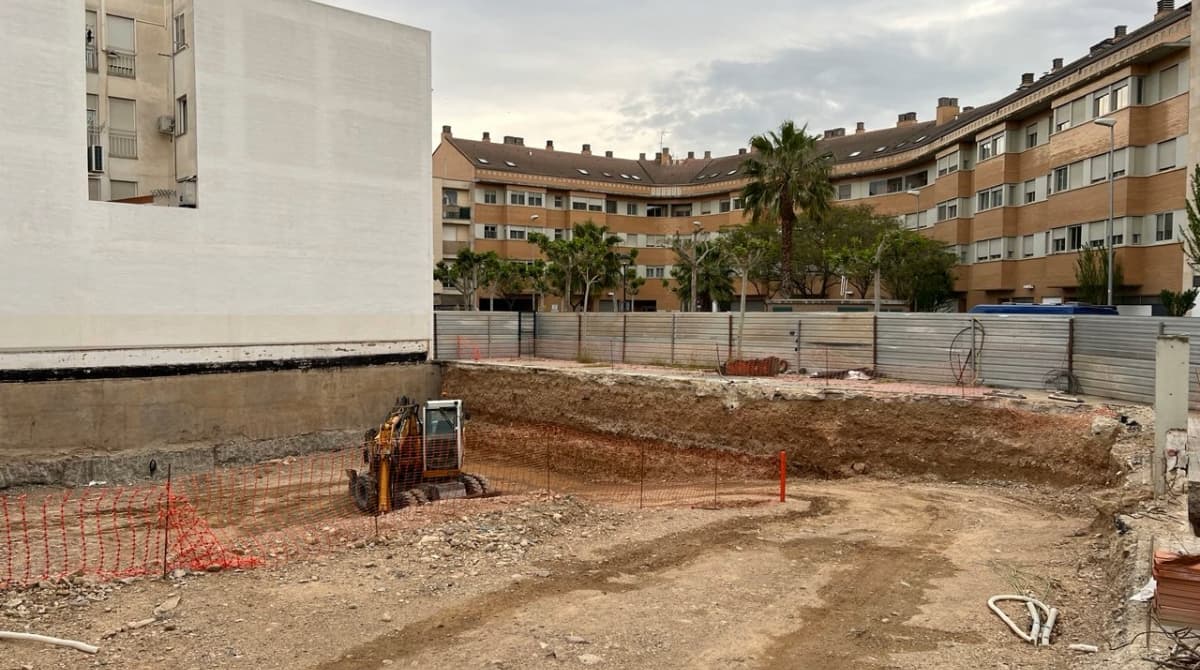 Un antiguo aparcamiento de Mercadona se convierte en un bloque de viviendas de gama media a alta en Utebo