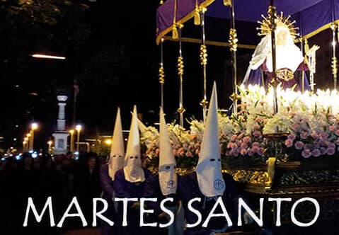 Procesiones de Martes Santo Semana Santa