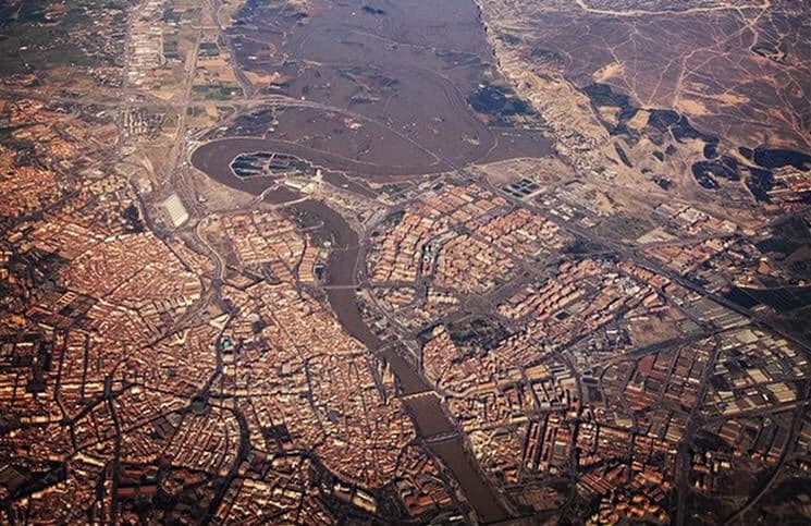 Zaragoza desde el aire
