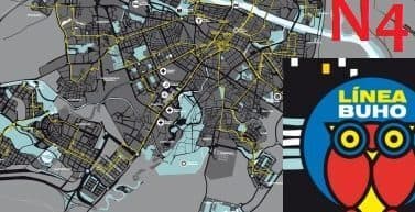 Línea ‘Buho’ N4 horarios y frecuencias