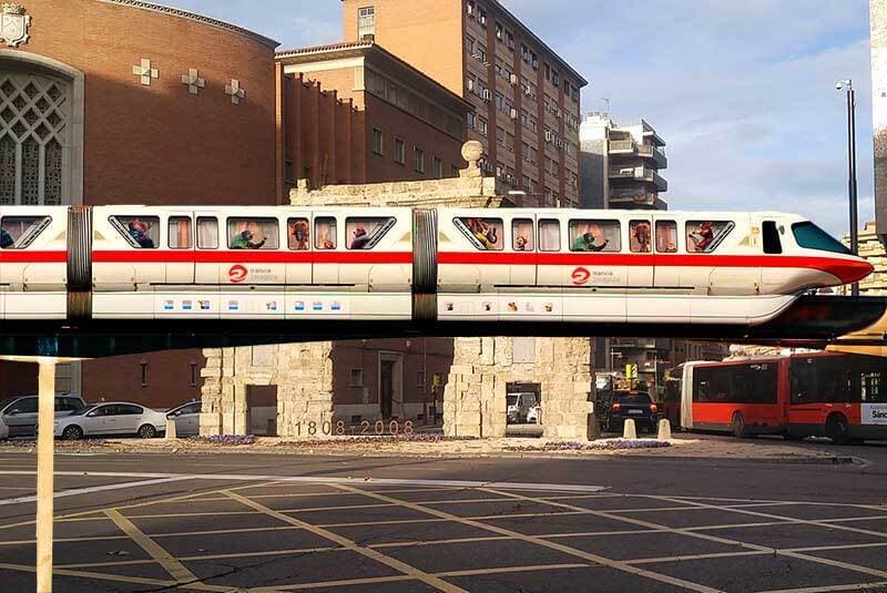 La línea 2 del tranvía será elevada para no eliminar carriles de tráfico