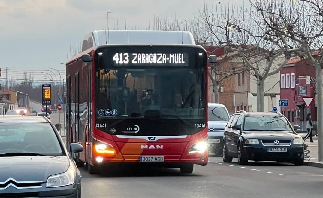 Bus Zaragoza a Cadrete-María de Huerva-Botorrita-Muel: horarios, tarifas y recorrido