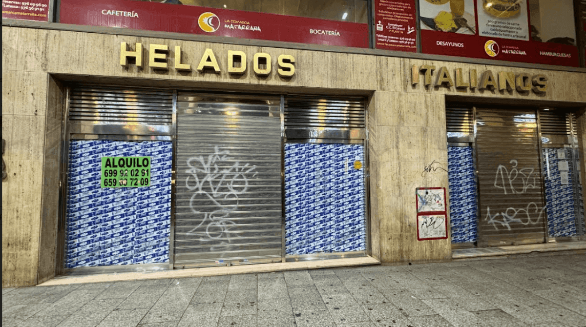 helados italianos zaragoza cierre independencia