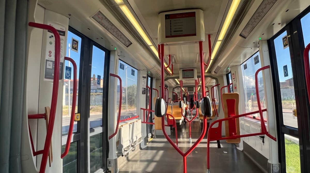 Tranvía de Zaragoza nuevos mensajes indicadores