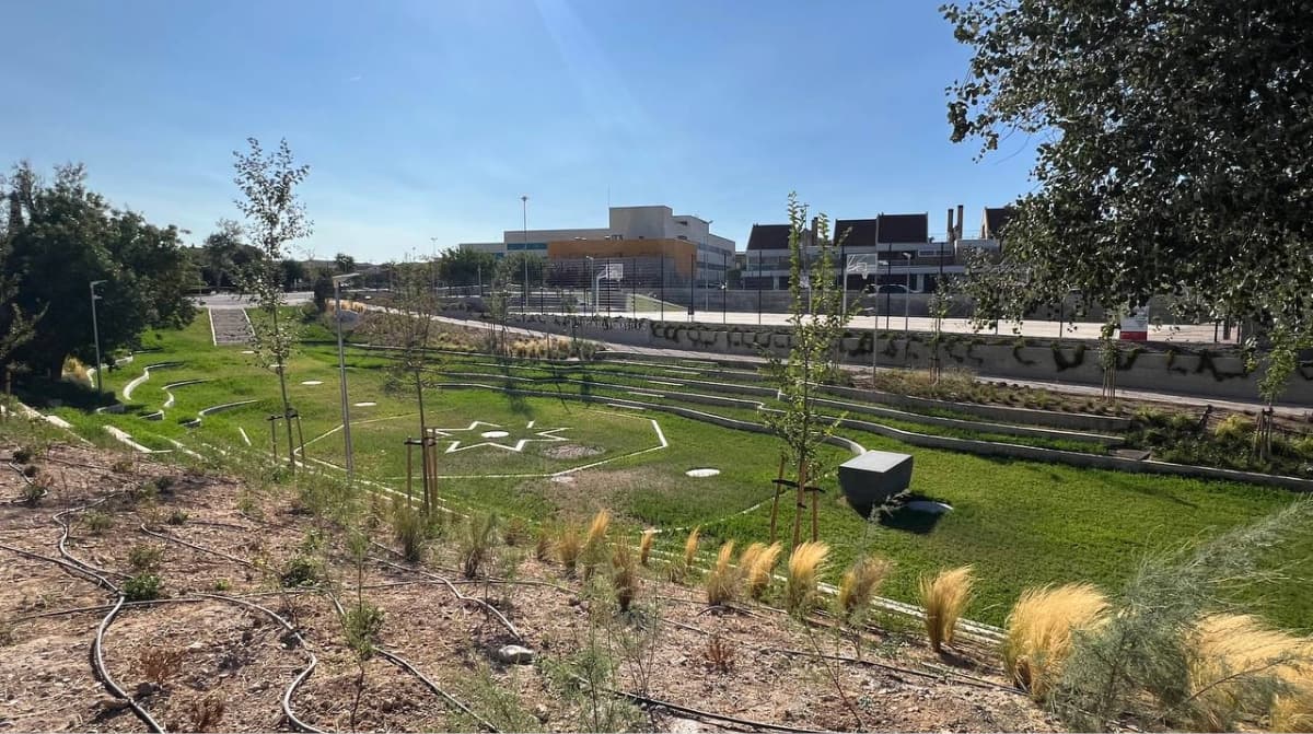 No es solo un bonito jardín: esta nueva zona del entorno de Zaragoza minimizará graves inundaciones