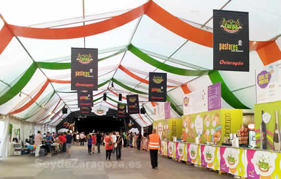 Conciertos en Carpa Aragón Pilares 2019 Carpa del Ternasco de Aragón en el centro de Zaragoza