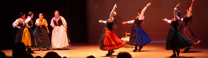 Espectáculo 'Rasgos', del Ballet Aragonés Baluarte 