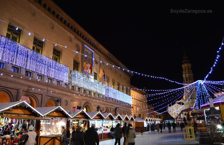 Programación de actividades de Navidad en la Plaza del Pilar de Zaragoza