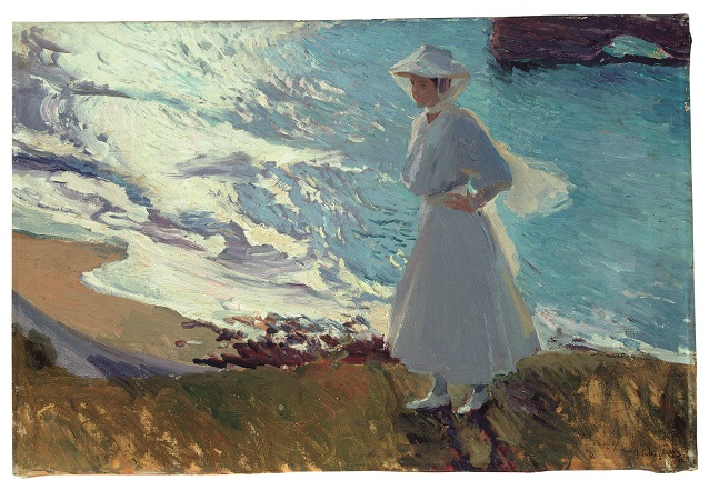 Joaquín Sorolla. María en la playa de Biarritz, 1906. Museo Sorolla.