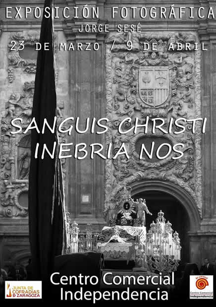 Cartel de la Exposición de Semana Santa en Zaragoza