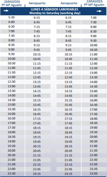 horarios-bus-zaragoza-aeropuerto