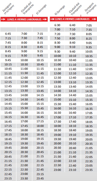 horarios-bus-de-zaragoza-a-el-zorongo