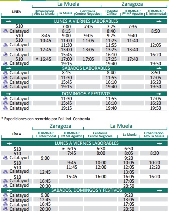 zaragoza-la-muela-autobus-horarios