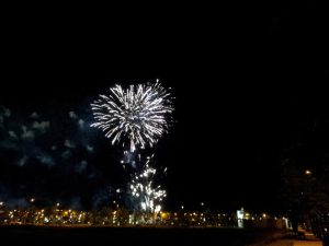 Fuegos Artificiales en las Fiestas del Pilar de Zaragoza 2016