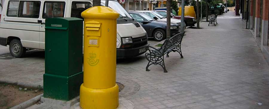 Buzones de correos en Zaragoza