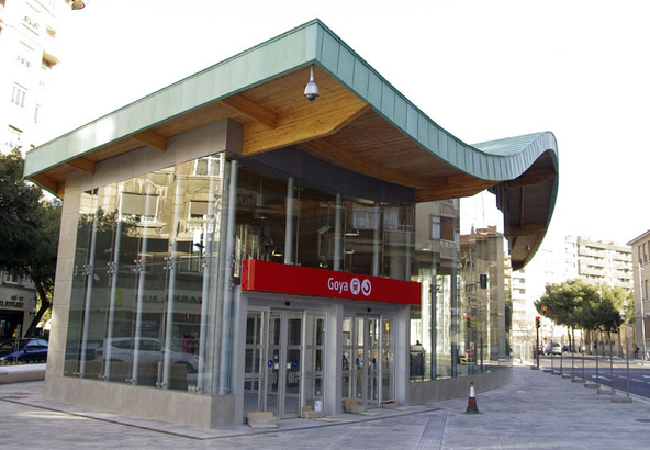 Estación de Goya en Zaragoza.