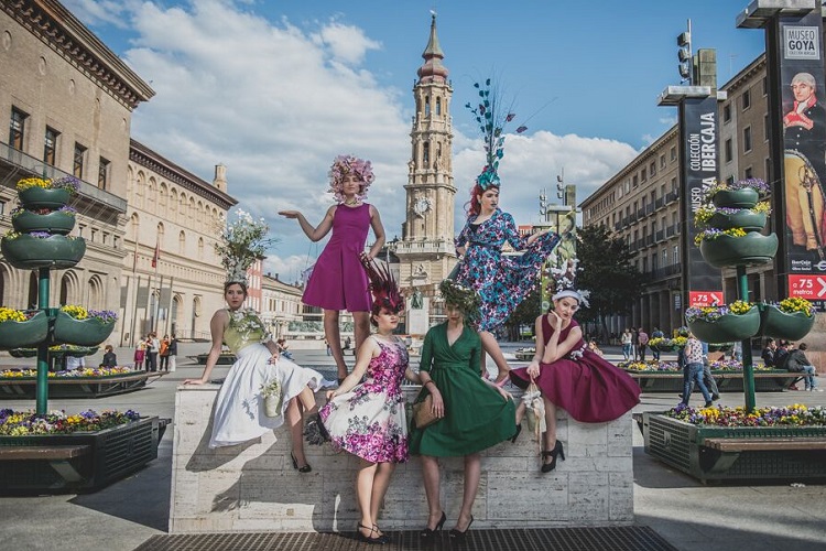 Las 'Imaginarias' en la Plaza del Pilar de Zaragoza - Foto de GranCasa.