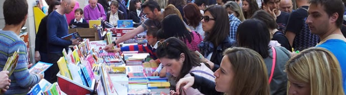 Actividades en el Día del Libro, San Jorge en Zaragoza