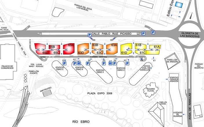 Situación de oficinas del Parque Empresarial Dinamiza de la Expo Zaragoza