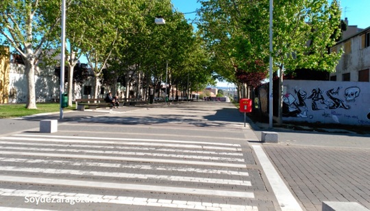 Corredor Verde con el cruce con Antonio Leyva