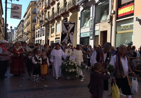 Ofrenda de Flores en la calle Don Jaime