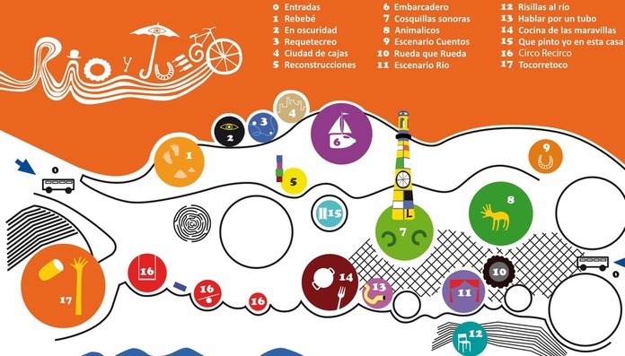 Río y Juego en las Fiestas del Pilar de Zaragoza programacioon