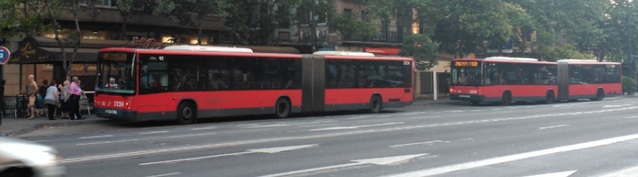 Recorridos y paradas de las líneas de autobús urbano de AUZSA en Zaragoza