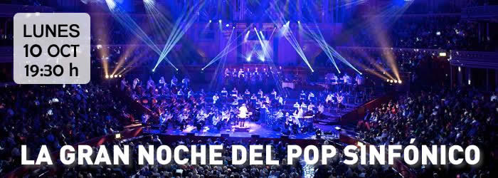 Concierto de La Gran Noche del Pop Sinfónico en las Fiestas del Pilar 2016