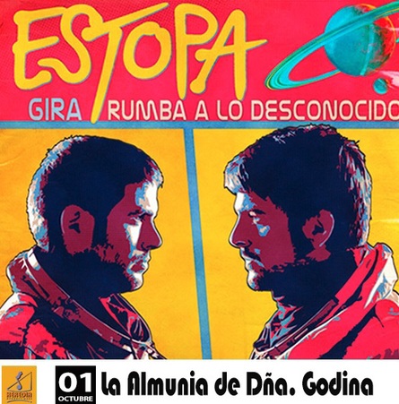 Estopa en La Almunia de Doña Godina (Zaragoza), concierto del grupo entradas