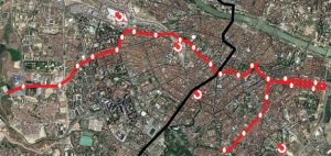 Así es el proyecto de la línea 2 del tranvía de Zaragoza