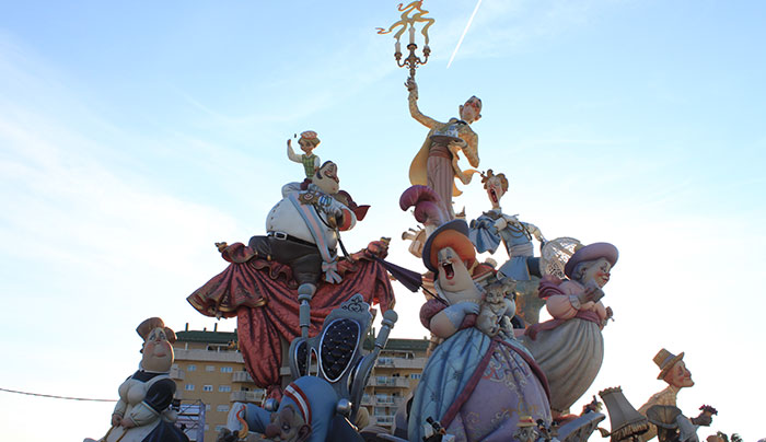 fallas de valencia en Zaragoza