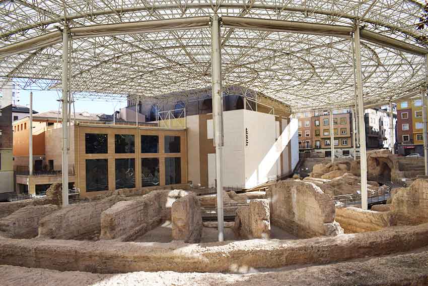 Teatro Romano de Zaragoza ruinas entradas