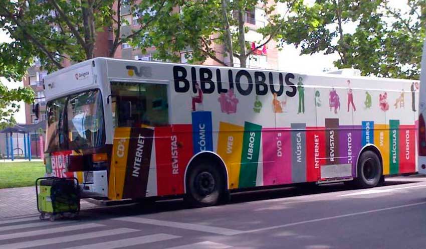 bibliobus zaragoza