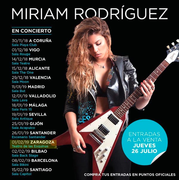 concierto de miriam ot en zaragoza 1 de febrero 2019