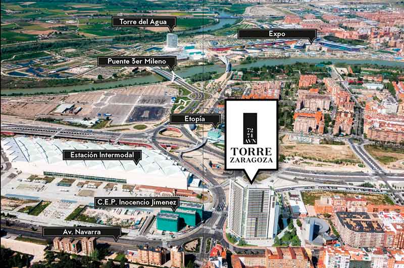 ubicacion torre zaragoza