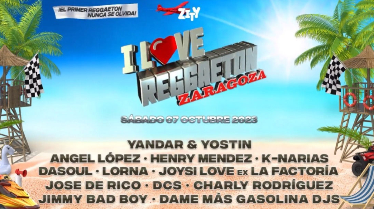 Venta de entradas de "I Love Reggaetón" en Zaragoza.