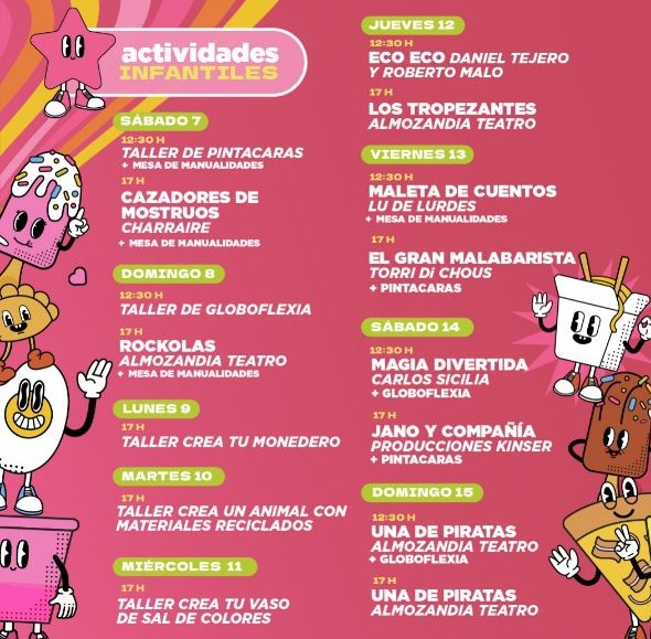 actividades para niños ebro food 2023